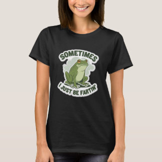 Camiseta Às vezes eu só estou fazendo Tshirt Frog engraçado