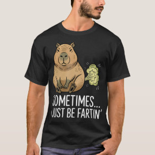 Camiseta Às vezes eu só estou soltando pum Capivara engraça