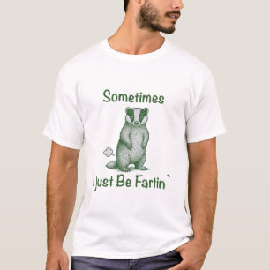 Camiseta Às vezes eu só estou soltando pum o gambá