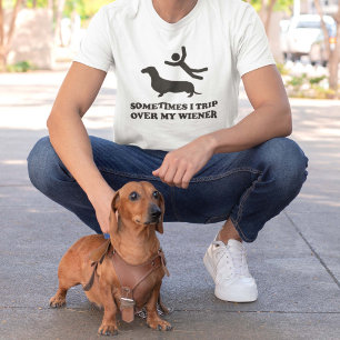 Camiseta Às vezes eu tropeço sobre meu Wiener