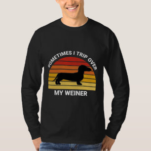 Camiseta Às Vezes Eu Viajei Sobre Meu Cachorro Engraçado En