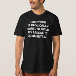 CAMISETA ÀS VEZES MORRE FÍSICAMENTE PARA SEGURAR O MEU SARC
