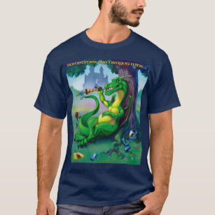Camiseta Às vezes o dragão ganha o verde