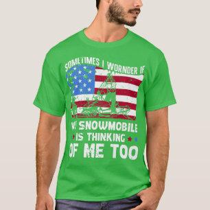 Camiseta Às Vezes Pergunto-Me Se O Meu Movimento De Neve Es