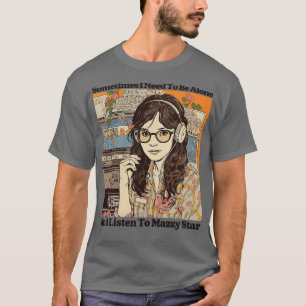 Camiseta Às Vezes Preciso Ficar Sozinha Ouvindo Mazzy 2