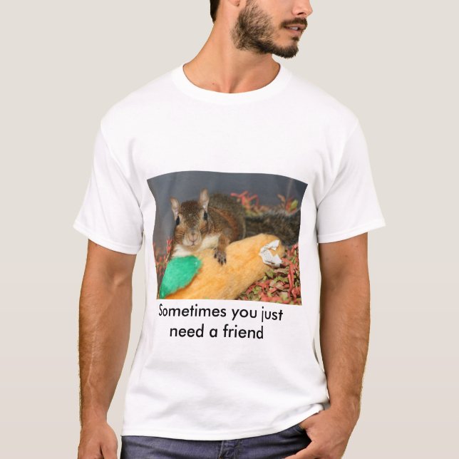 Camiseta Às vezes você apenas precisa um amigo (Frente)
