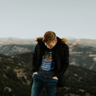 Camiseta Às vezes você come o Urso ao ar livre | Homens T-S