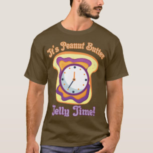 Camiseta As Vibes Horárias Da Manteiga De Amendoim Correspo