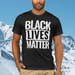 Camiseta As Vidas Negras Importam Simples<br><div class="desc">As Vidas Negras Importam Uma Camisa Simples Personalizada</div>