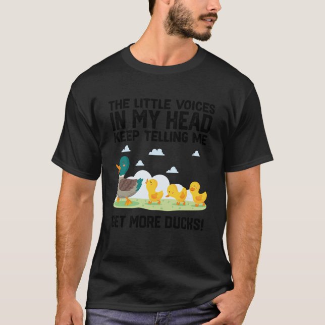 Camiseta As vozes na minha cabeça continuam me dizendo (Frente)