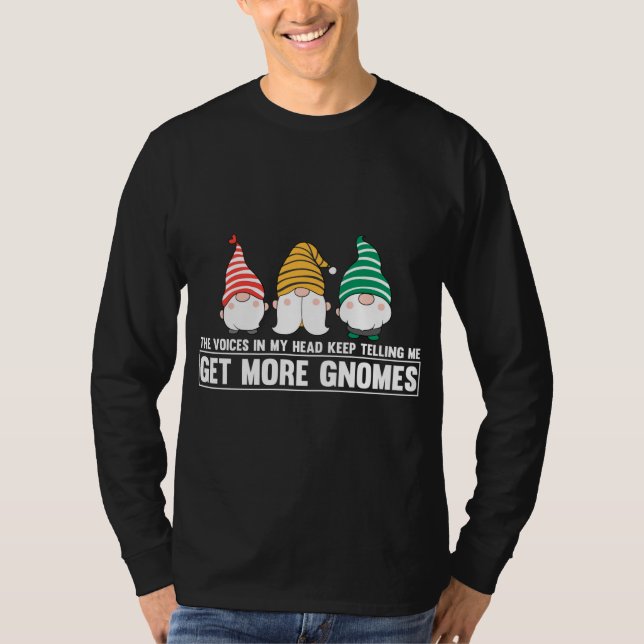 Camiseta As Vozes Na Minha Cabeça Continuam Me Dizendo Para (Frente)