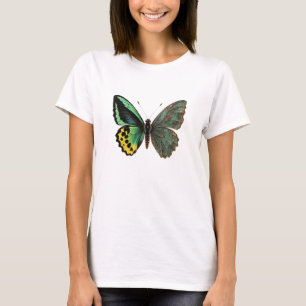 Camiseta Asa de Borboleta Birdwing Feita de Cobre Oxidado