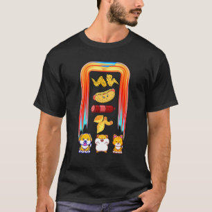 Camiseta Asa de Frango Asa de Frango Cachorro Quente e Bolo