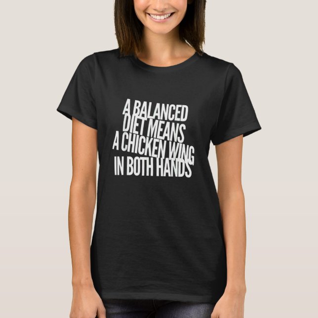 Camiseta Asa de Frango Comida   Comilão Comendo Amor Humor (Frente)