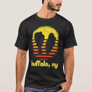 Camiseta Asa de Frango de Buffalo Nova York Retro Buffalo N