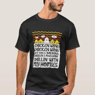 Camiseta Asa de Frango Infantil Asa de Frango Cachorro Quen