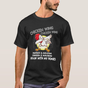 Camiseta Asa de Frango Viral Asa de Frango Cachorro-Quente