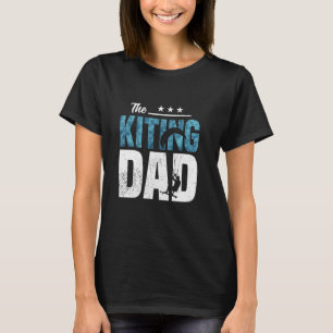 Camiseta Asa delta engraçado kiteboarding O pai de kiting A