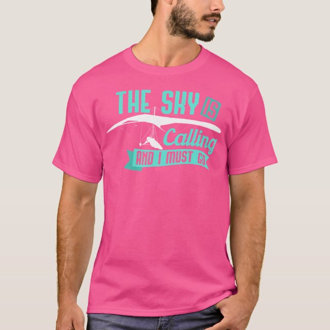 Camiseta Asa Delta O Céu Está Chamando E Eu Devo Ir (Frente)