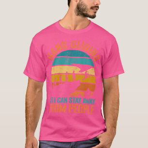 Camiseta Asa Delta Para que Eu Posso Ficar Longe das Pessoa