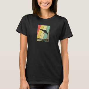 Camiseta Asa delta planador esporte aéreo planador