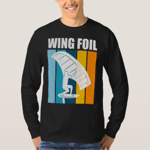 Camiseta Asa Foil Retro Asa Surfista Foil