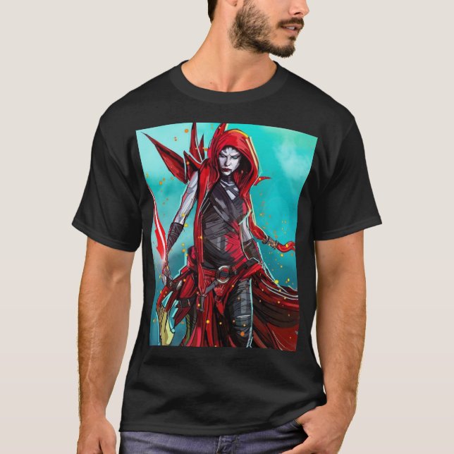 Camiseta Asajj Ventress – Shadow Assassin of the Sith (Frente)