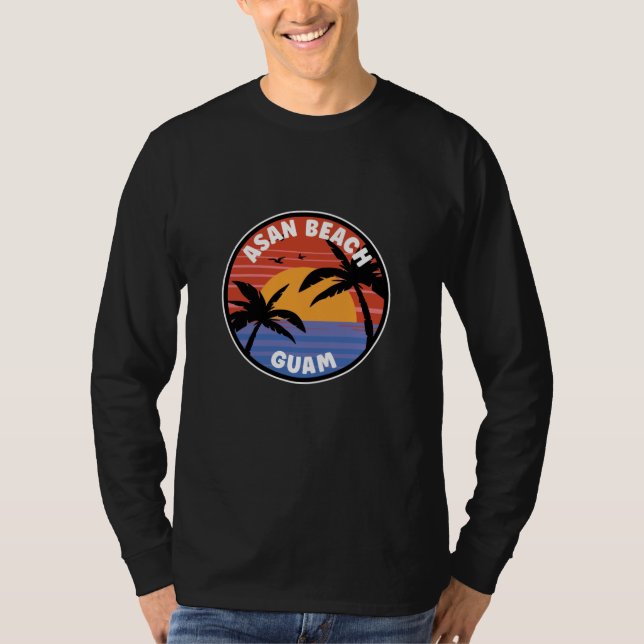 Camiseta Asan Beach Guam Sunrise (Frente)