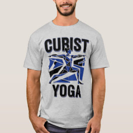 Camiseta Asana Cubista: Yoga em Linhas Quebradas