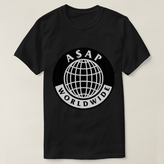 Camiseta Asap Mob Sticker (Frente do Design)