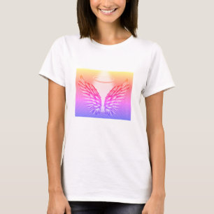 Camiseta “Asas Angelicais Sonhadoras e Halo”