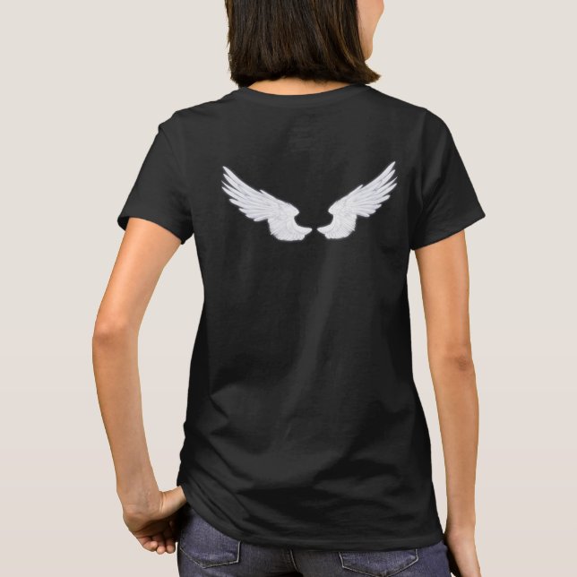 Camiseta Asas Anjos Brancos (Verso)