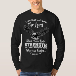 Camiseta Asas Como Águias Isaías 4031 Versículo Bíblico Cri