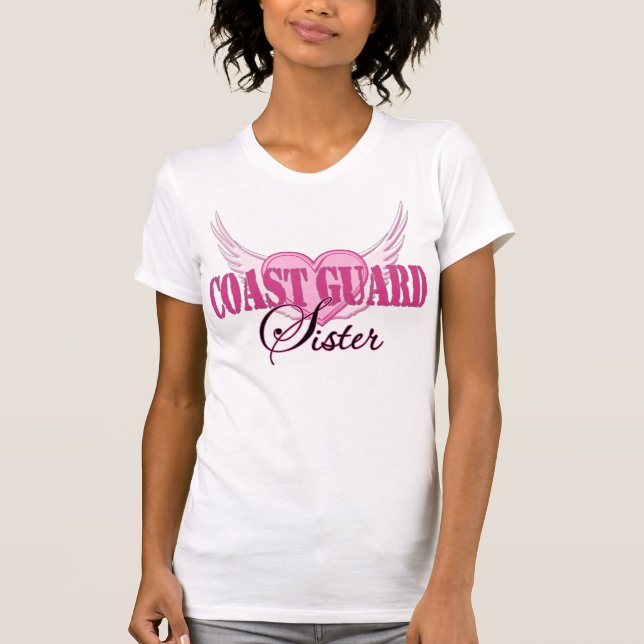 Camiseta Asas da irmã da guarda costeira (Frente)