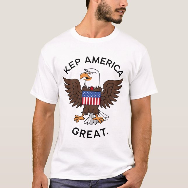 Camiseta "Asas da Liberdade: Eagle Tribute" (Frente)