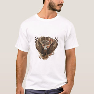 CAMISETA "ASAS DA LIBERDADE VOAM"
