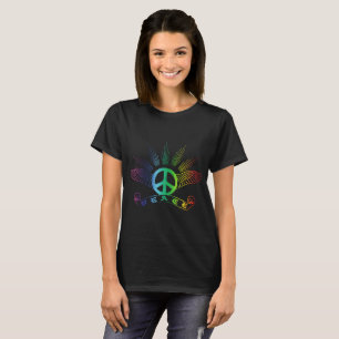 Camiseta Asas da Paz arco-íris