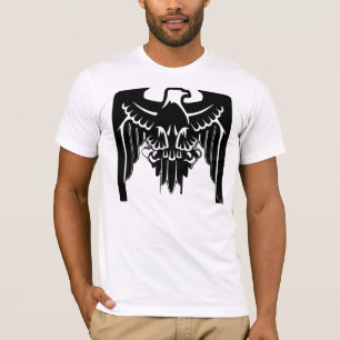 Camiseta Asas da propagação do protetor da brasão do