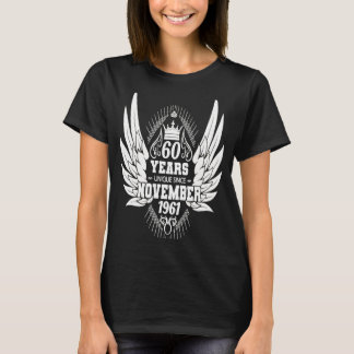 Camiseta Asas de anjo para mulheres do 60º aniversário