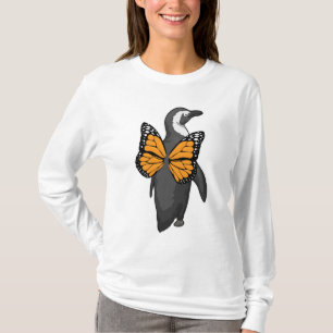 Camiseta Asas de Borboleta Pinguim