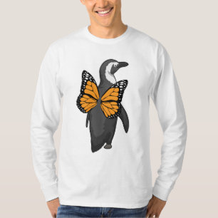 Camiseta Asas de Borboleta Pinguim