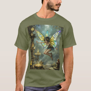 Camiseta Asas de Borboleta Pixie Fofas de Fantasia