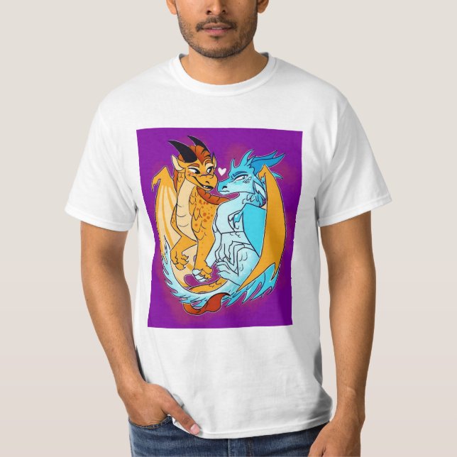 Camiseta Asas de casal de Fogo (Frente)