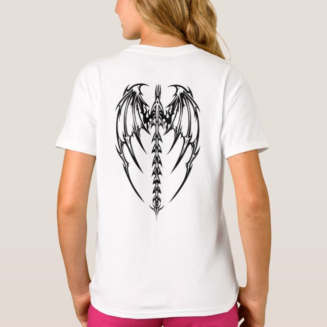 Camiseta Asas de dragão (Verso)