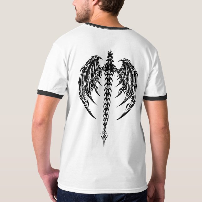 Camiseta Asas de dragão (Verso)