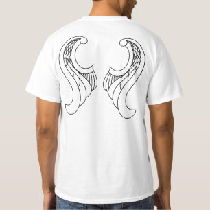Camiseta Asas de Pássaro Estilizadas