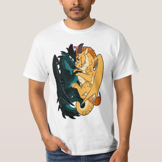 Camiseta Asas do Amor de Fogo (Frente)