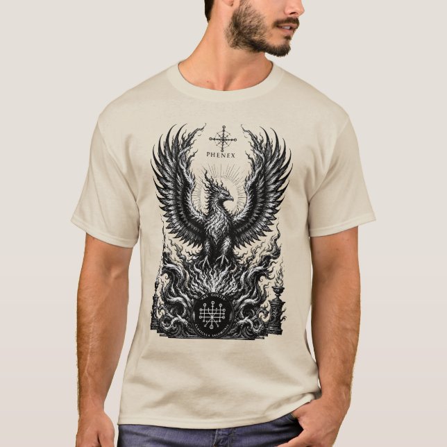 Camiseta Asas do Inferno: O Despertar do Phenex (Frente)