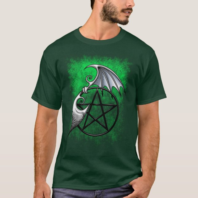 Camiseta asas do pentacle (Frente)