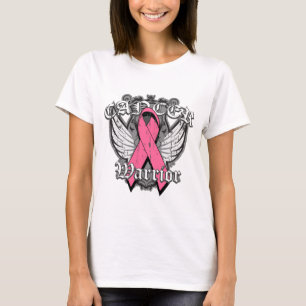 Camiseta Asas do vintage do guerreiro - cancro da mama